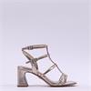Tamaris Shanaia Strappy Block Heel - Light Gold